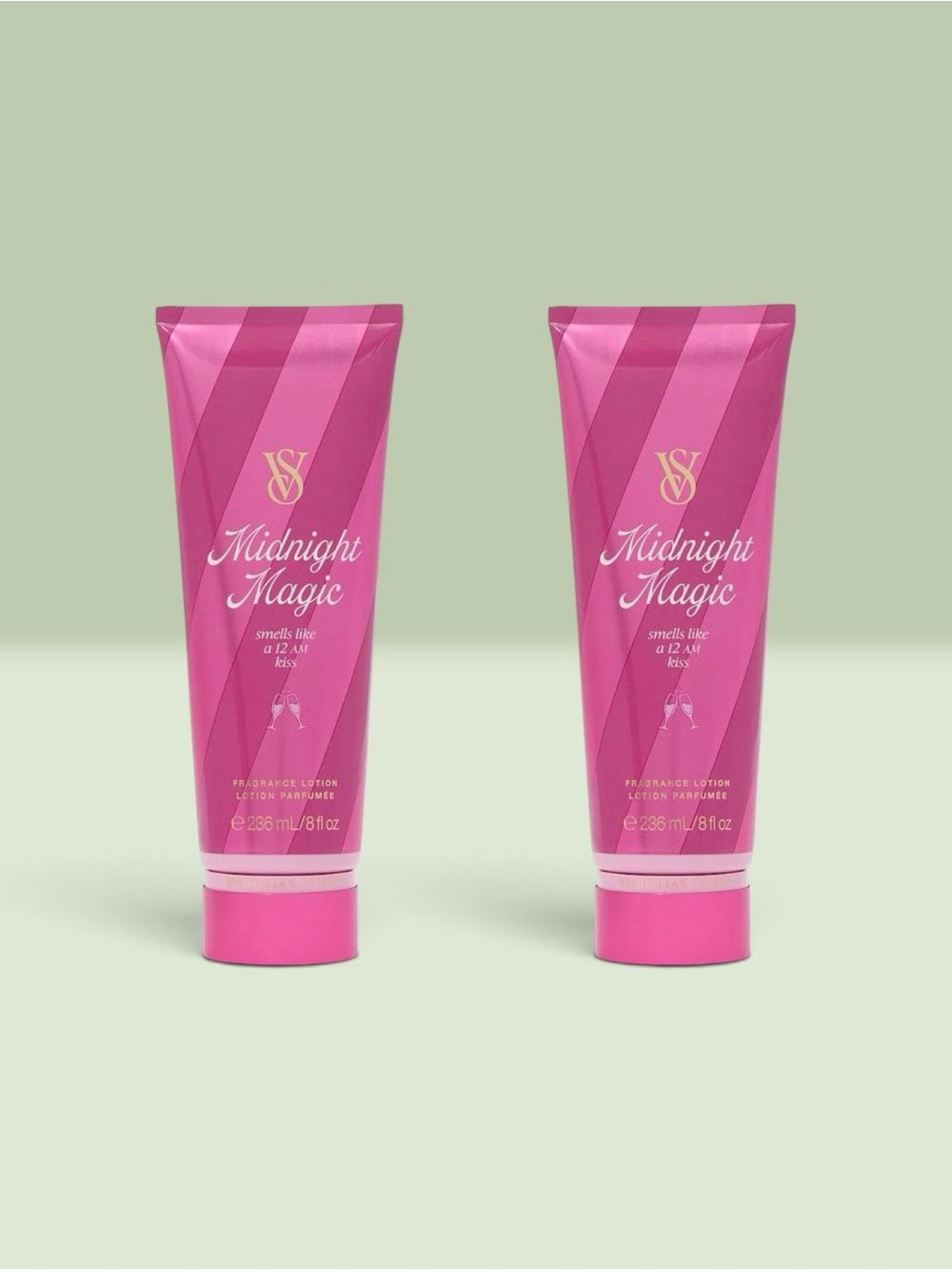 Victoria's Secret MIDNIGHT MAGIC Fragrance Lotion ~ 8 fl.oz. ( Lot of 2 )